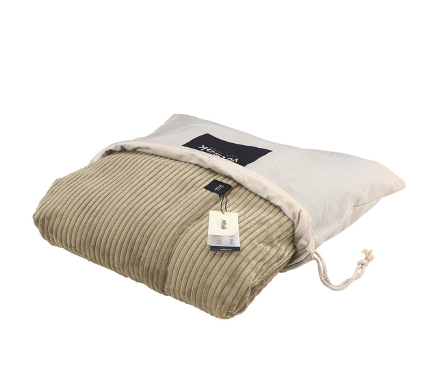 footsak cover - cord velours - khaki