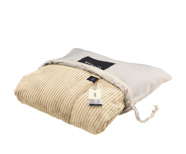 footsak cover - cord velours - sand