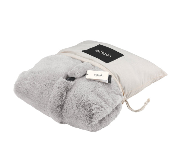 the beanbag cover - faux fur - grey