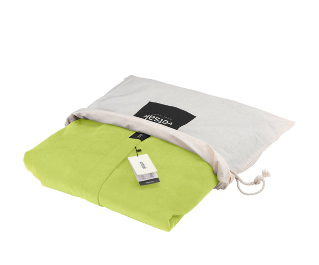 the jumbo beanbag cover - velvet - lime