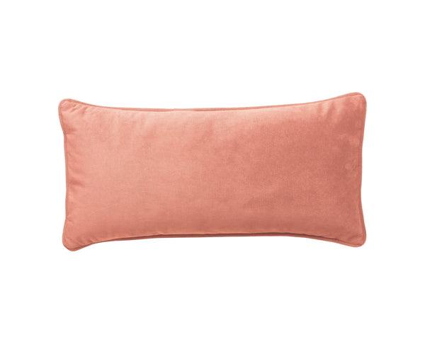 pillow - velvet - peach