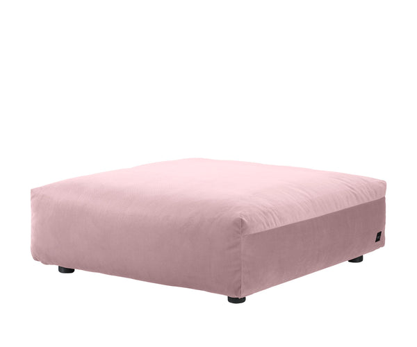 sofa seat - velvet - violett - 105cm x 105cm