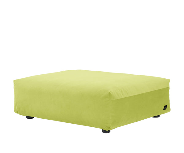 sofa seat - 105x84 - velvet - lime