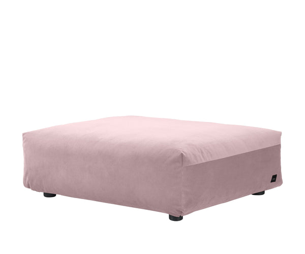 sofa seat - velvet - violett - 105cm x 84cm