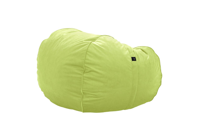 the beanbag - velvet - lime