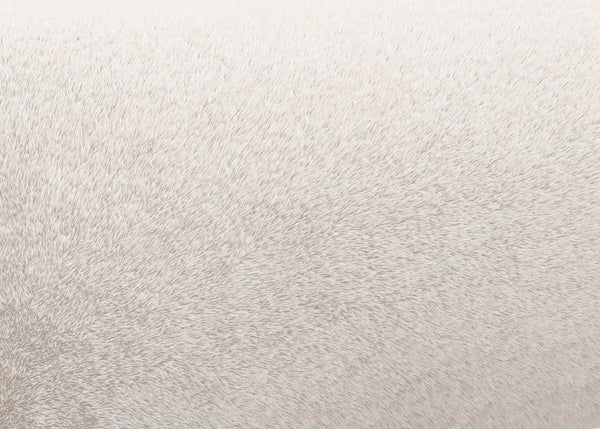 sofa seat cover 105x84 - faux fur - beige