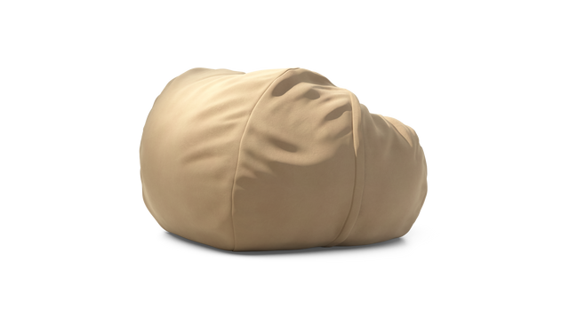 vetsak | Pouf Large - Leather - Beige