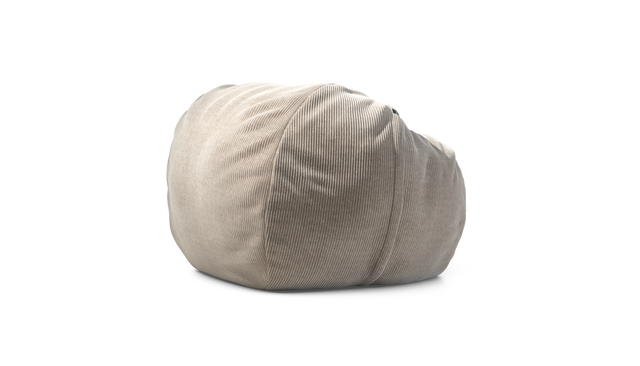 vetsak | Cover Pouf Medium - Cord Velour - Platinum