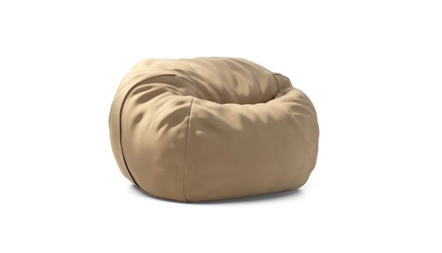 vetsak | Cover Pouf Large - Leather - Beige