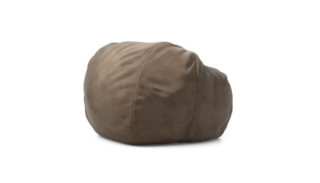 vetsak | Cover Pouf Medium - Leather - Cacao