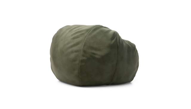 vetsak | Cover Pouf Medium - Leather - Olive