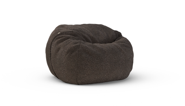 vetsak | Cover Pouf Medium - Nub - Walnut