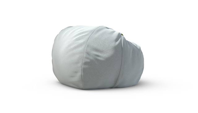 vetsak | Cover Pouf Medium - Pique - Turquoise