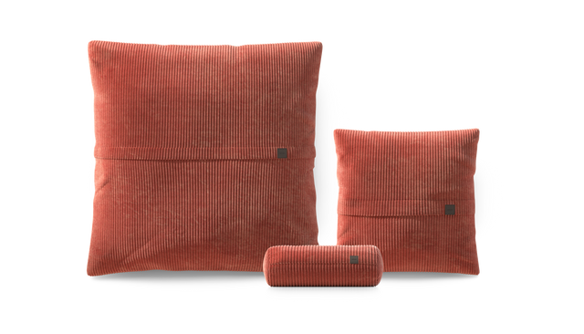 Pillow Set 2 - Cord Velour - Brick