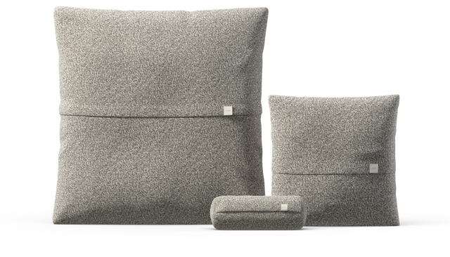 Pillow Set 2 - Pebble - Platinum