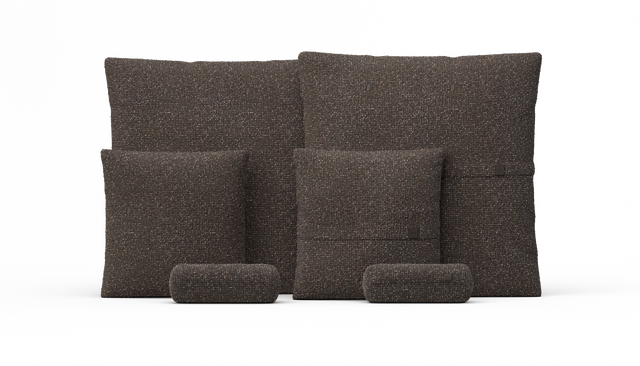 Pillow Set 3 - Nub - Walnut