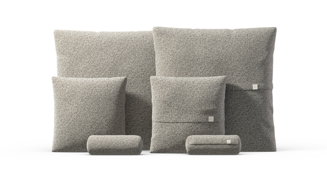 Pillow Set 3 - Pebble - Platinum