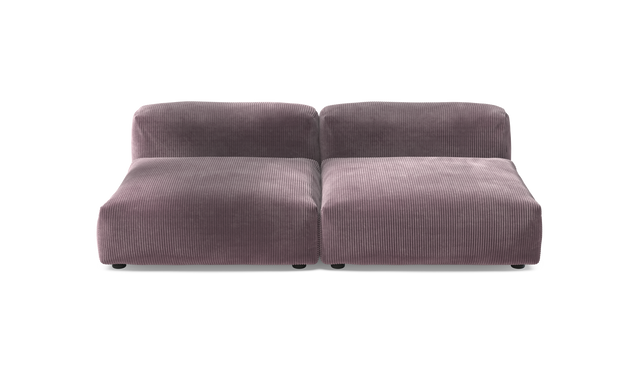 vetsak | Sofa Set 01 Large - Cord Velour - Blossom | Sofa Modulable | 3.5 Places