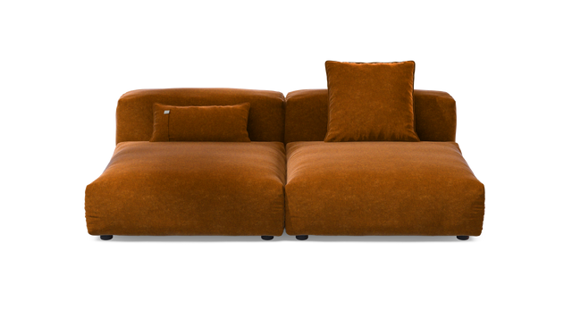 vetsak | Sofa Set 01 Large - Suave - Honey | Sofa Modulable | 3.5 Places