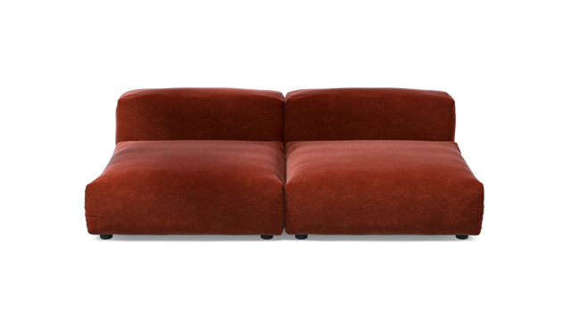 vetsak | Sofa Set 01 Large - Suave - Saffron | Sofa Modulable | 3.5 Places