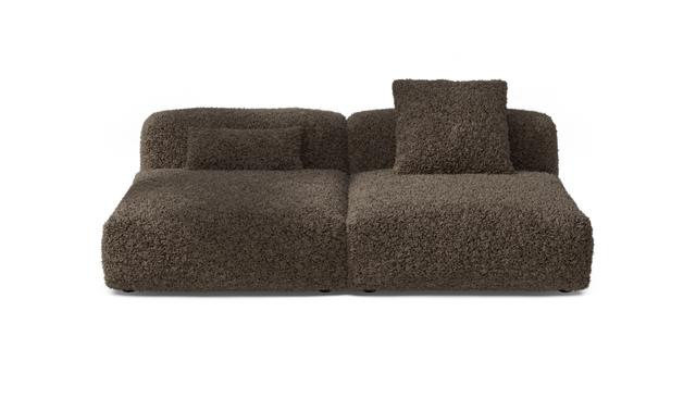 vetsak | Sofa Set 01 Large - Doodle - Cacao | Sofa Modulable | 3.5 Places