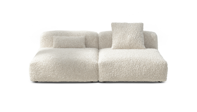 vetsak | Sofa Set 01 Large - Doodle - Creme | Sofa Modulable | 3.5 Places