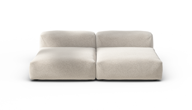 vetsak | Sofa Set 01 Large - Nub - Creme | Sofa Modulable | 3.5 Places