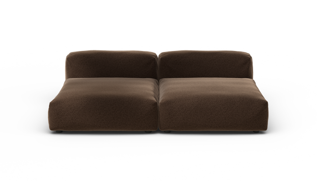 vetsak | Sofa Set 01 Large - Pebble - Umber | Sofa Modulable | 3.5 Places