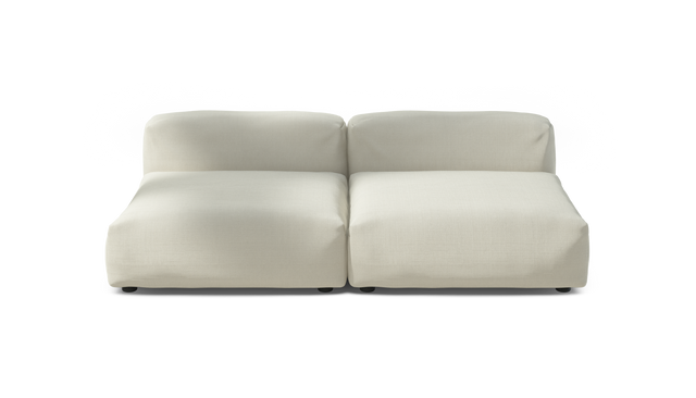 vetsak | Sofa Set 01 Large - Pique - Creme | Sofa Modulable | 3.5 Places