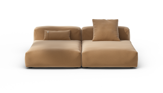 vetsak | Sofa Set 01 Large - Pique - Wheat | Sofa Modulable | 3.5 Places