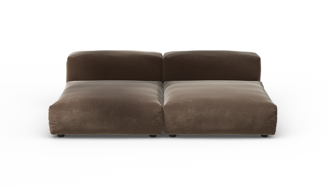 vetsak | Sofa Set 01 Large - Suave - Espresso | Sofa Modulable | 3.5 Places