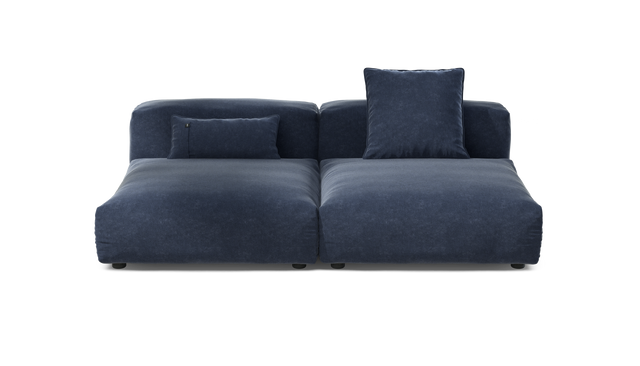 vetsak | Sofa Set 01 Large - Suave - Navy | Modular Sofa | 3.5 Seater