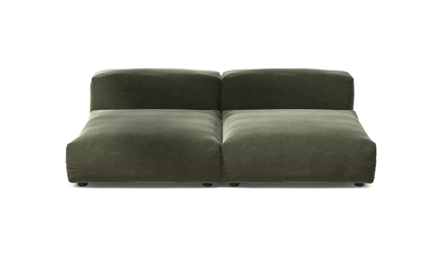 vetsak | Sofa Set 01 Large - Suave - Pine | Sofa Modulable | 3.5 Places