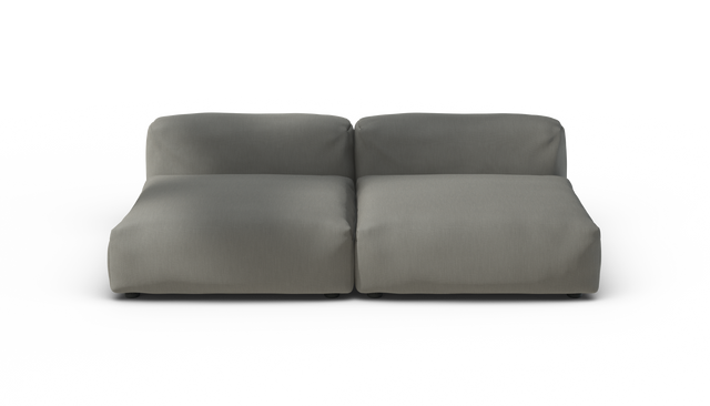 vetsak | Sofa Set 01 Large - Terrain - Flint | Sofa Modulable | 3.5 Places