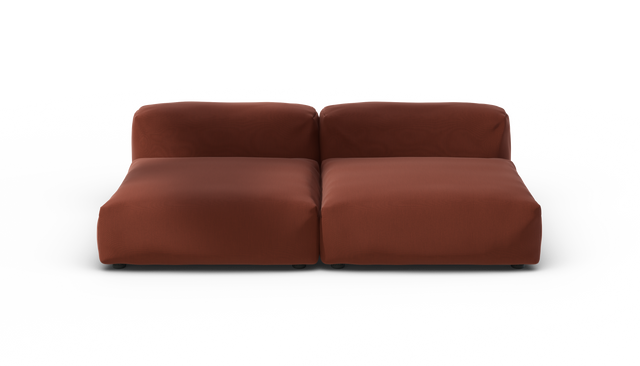 vetsak | Sofa Set 01 Large - Terrain - Saffron | Sofa Modulable | 3.5 Places