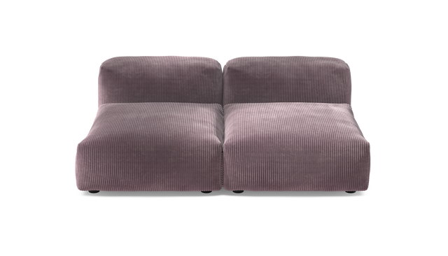 vetsak | Sofa Set 01 Medium - Cord Velour - Blossom | Sofa Modulable | 2.5 Places