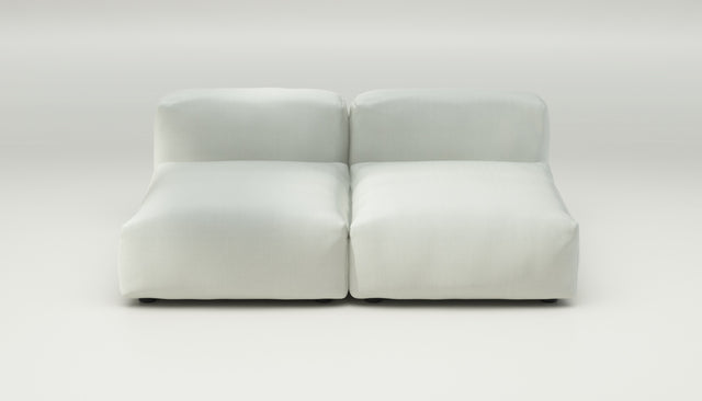 vetsak | Sofa Set 01 Medium - herringbone - creme | Sofa Modulable | 2.5 places