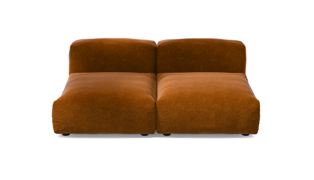 vetsak | Sofa Set 01 Medium - Suave - Honey | Sofa Modulable | 2.5 Places
