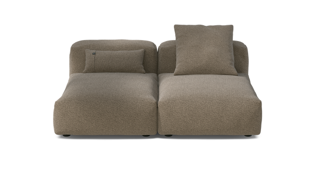 vetsak | Sofa Set 01 Medium - Loop Loop - Taupe | Sofa Modulable | 2.5 Places