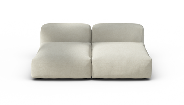 vetsak | Sofa Set 01 Medium - Breeze - Ecru | Sofa Modulable | 2.5 Places