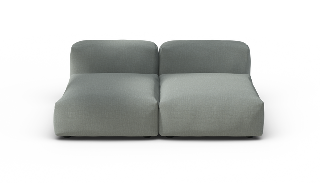 vetsak | Sofa Set 01 Medium - Breeze - Sage | Sofa Modulable | 2.5 Places