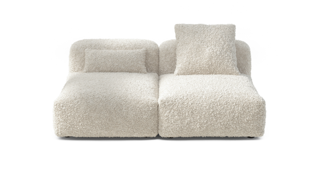 vetsak | Sofa Set 01 Medium - Doodle - Creme | Sofa Modulable | 2.5 Places