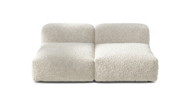 vetsak | Sofa Set 01 Medium - Doodle - Creme | Sofa Modulable | 2.5 Places