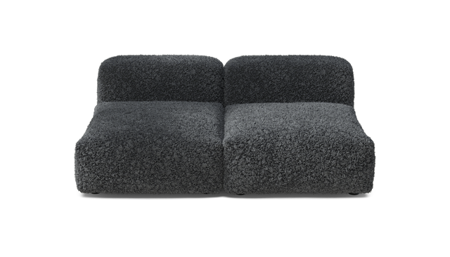 vetsak | Sofa Set 01 Medium - Doodle - Dark Grey | Sofa Modulable | 2.5 Places