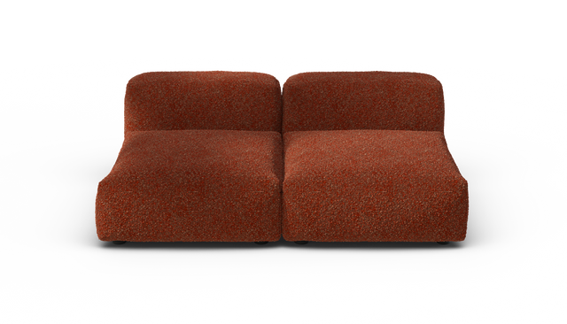 vetsak | Sofa Set 01 Medium - Nub - Sienna | Sofa Modulable | 2.5 Places