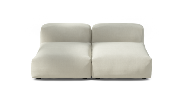 vetsak | Sofa Set 01 Medium - Pique - Creme | Sofa Modulable | 2.5 Places
