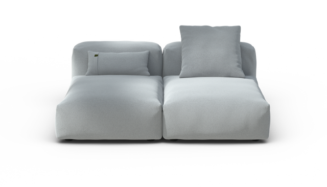 vetsak | Sofa Set 01 Medium - Pique - Turquoise | Sofa Modulable | 2.5 Places