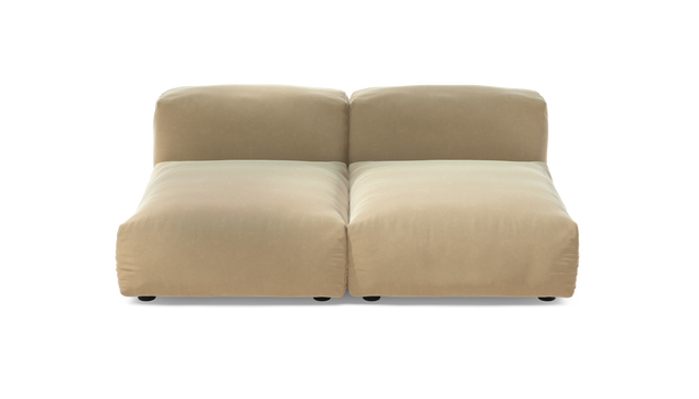 vetsak | Sofa Set 01 Medium - Suave - Creme | Sofa Modulable | 2.5 Places