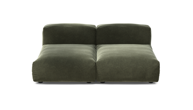 vetsak | Sofa Set 01 Medium - Suave - Pine | Sofa Modulable | 2.5 Places