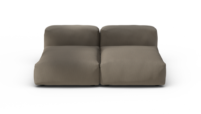 vetsak | Sofa Set 01 Medium - Terrain - Driftwood | Sofa Modulable | 2.5 Places